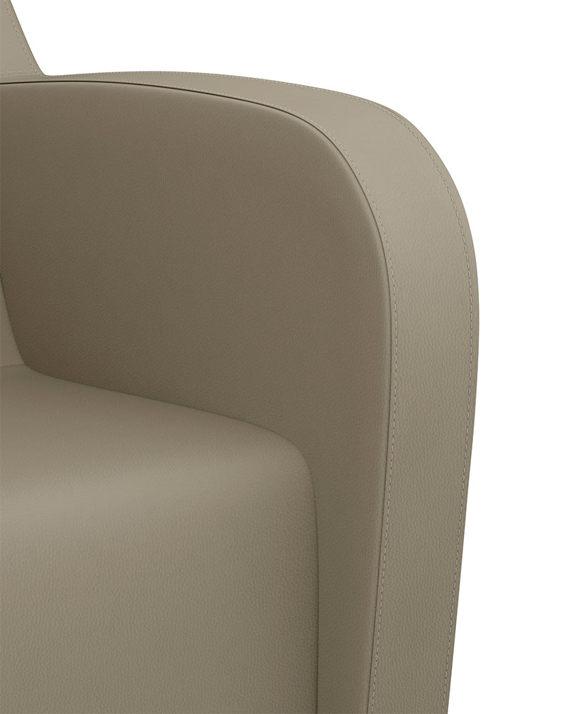 Fredda II beige massagevask med sort kumme fra Solida Furniture, massagevask til frisør og kosmetolog